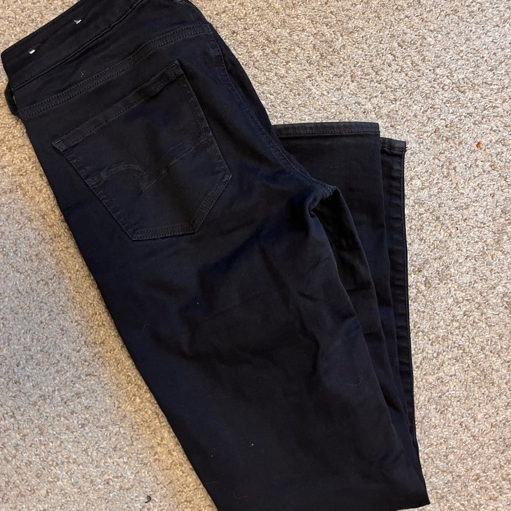 Black AE Skinny Jeans
